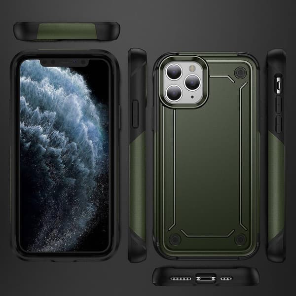 Støtsikkert telefondeksel kompatibelt med iPhone 11 Pro Max-Perfet Green
