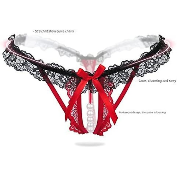 Perfekta sexiga trosor för kvinnor, trosor med spets G-string för kvinnor Strings G Strings S-3xl - Perfet M