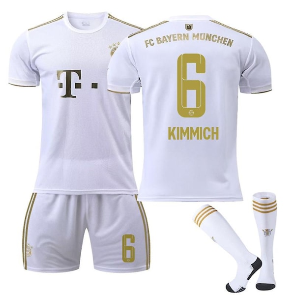 22-23 Bayern Borte #6 Joshua Kimmich T-skjortesett - Perfet 26
