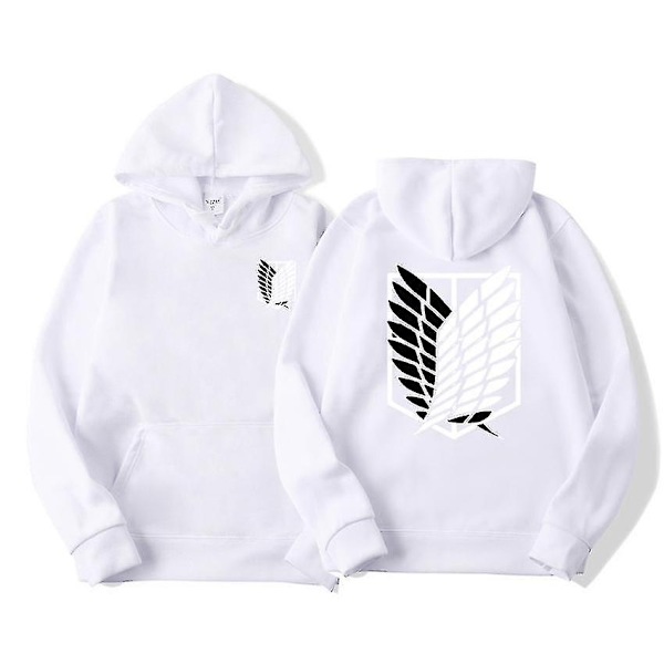 Attack On Titan Hoodie för Män Anime Hoodies Män Kvinnor Streetwear Pullover Harajuku Hoodies Sweatshirt Kläder -Perfet wine red XXL