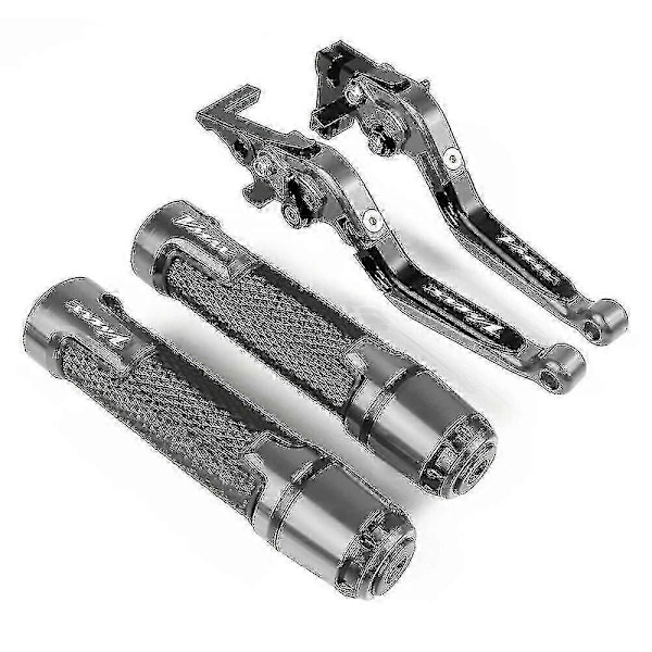 Yhteensopiva Yamaha V-max 1200 Vmax 1200 1985-2007 2006 2005 2004 2003 2002 2001 moottoripyörän jarrukahvan ja kytkinkahvan sekä ohjaustangon kanssa+(adq-Perfet VMAX 1200 1985-20071