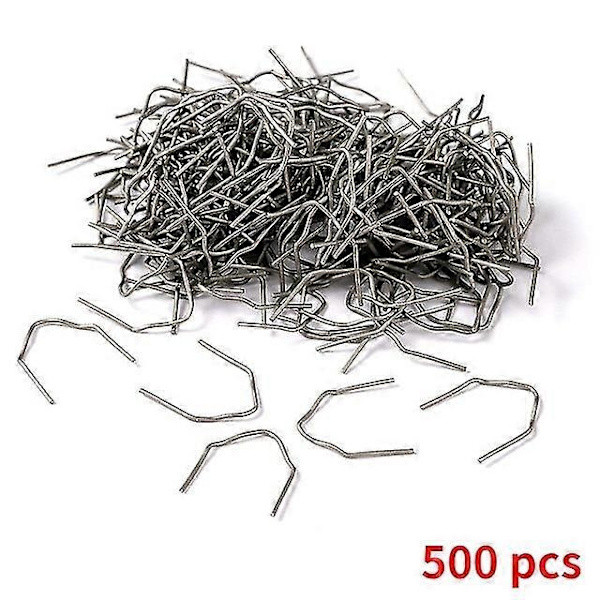 Varmt Stifter Plast Svejsningsmaskine Bumper Reparationskit Loddejerns til Plast Reparation Bil Bumper Reparation Svejsningspistol-Perfekt V type 500pcs 220V  EU