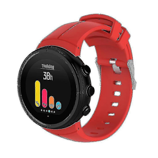 Armband för Suunto Spartan Ultra Silikon Smart Watch Band Repskyddande Rem - Perfekt Red