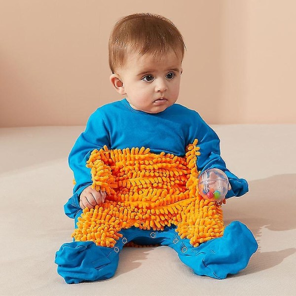Jumpsuit Mopp Sett Baby Crawler Jumpsuit Bomull - Perfet