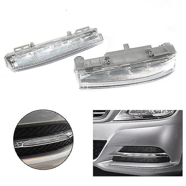 2 stk. Front DRL Tåkelys Passer til W204 W212 C250 C350 E350 A2049069000-Perfekt