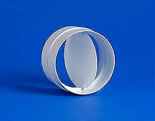 100 mm liitos takaiskuventtiilillä, pyöreä ilmastointiputki 100 mm - Perfet