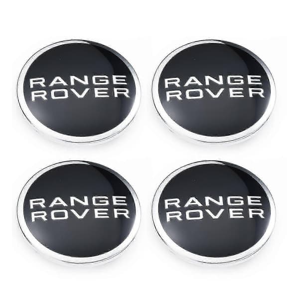 Hjulkapsel 4 62 mm - Navkapsel Kompatibel med Range Rover Badge Emblem-Perfekt