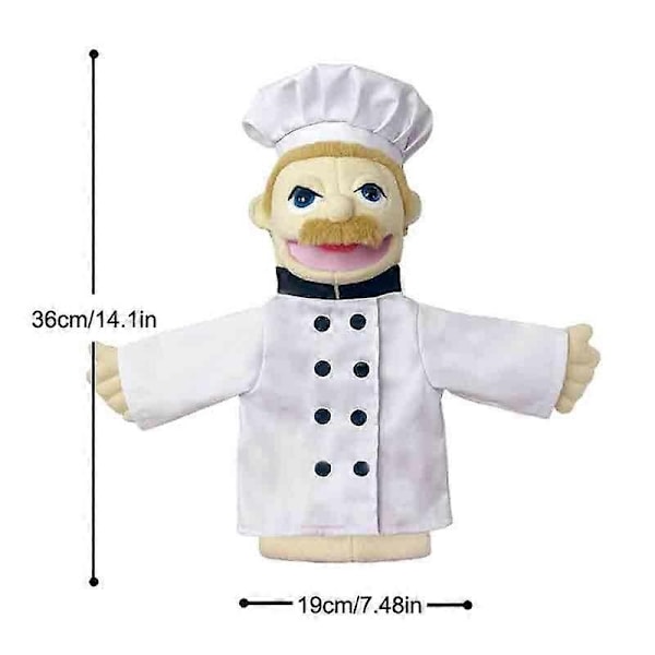 Mjuk Plyschleksak Handdocka Roliga Dockor Leksak Professionell Karaktär Handdocka, 50% Rabatt - Perfekt chef