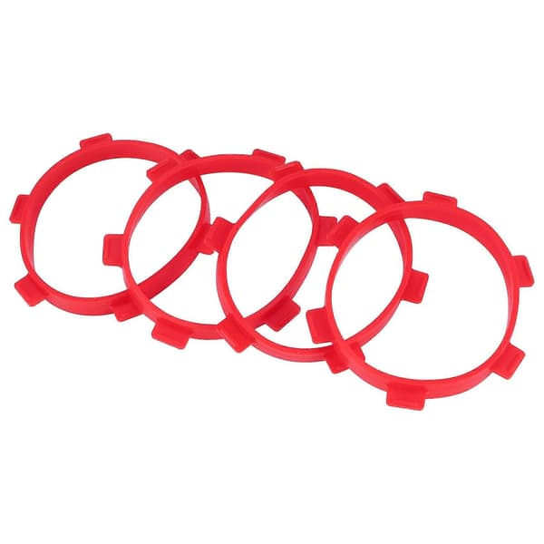 4 stk. gummibånd til dækmontering, diameter 85 mm, kompatible med RC-dele 1/8 1/10 Short Course Truck Tilbehør - Perfekt