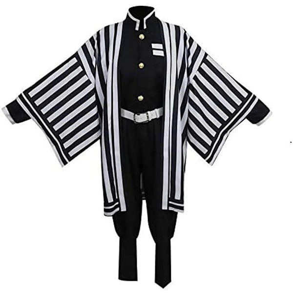 PUKEUTUSASUKO Iguro Obanai Cosplay-Perfet White 2XL