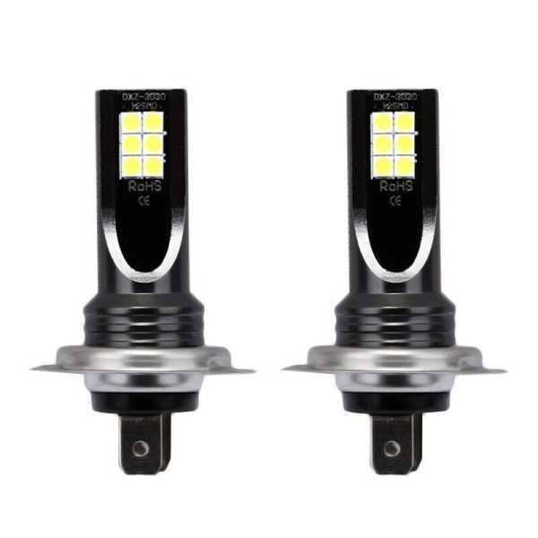 2 x H4 LED-strålkastare för bilar DC12-24 6500K - Perfet