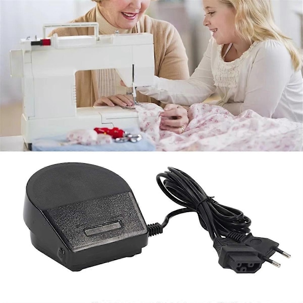 Symaskine Fodpedal Sensitiv Universal 220V Hesteskoformet Symaskinepedal med Power-Perfet