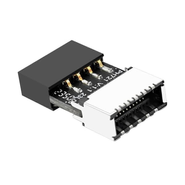 2 st Huvudkort USB 2.0 9-Pin till Typ-E 20-Pin Kontaktadapter-Perfet
