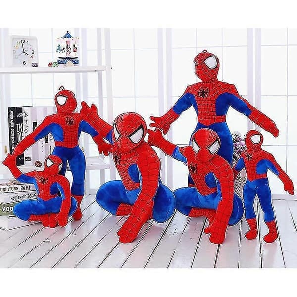 Spider-man Barneseng Plysj Kose Dekorativ Pute Bursdagsgave til Barn - Perfekt 70cm
