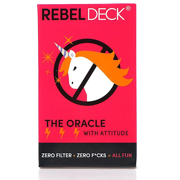 Rebel Deck Tarot Engelskt Schackbrädespel Spådom Förutspår Multiplayer-spel - Perfekt