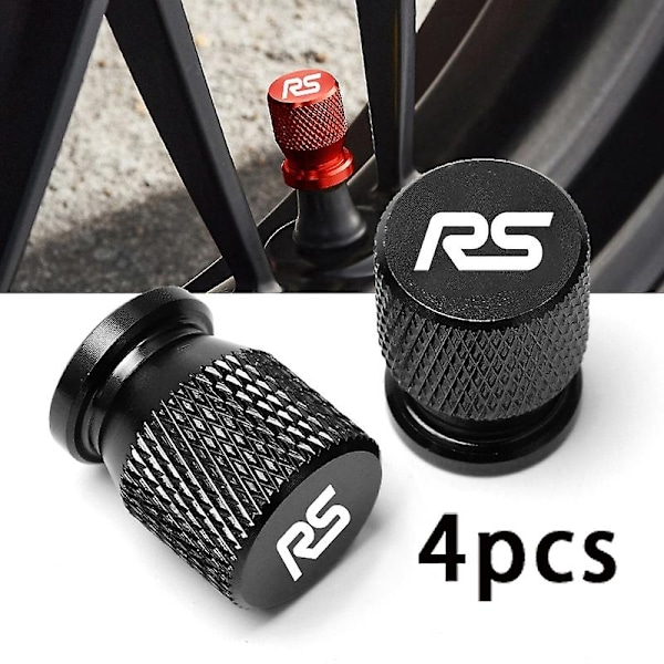 Passar Ford Focus Mk2 Mk3 Mk4 Mondeo Fiesta Rs Bil Däckventillock Däckstavskydd Dammtät Vattentät Bildelar - Perfet Red 3