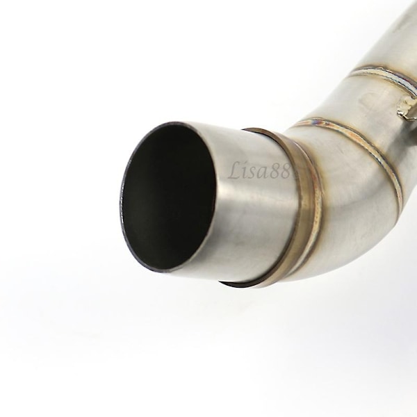 51mm Motorcykel Udstødning Mellemrør og Forreste Forbindelsesrør Komplet System Kompatibelt med Yamaha YZF R25 R3 MT03 MT-03 Slip On Rustfrit Stål-Perfet A
