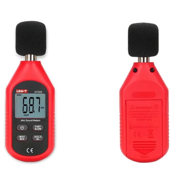UNI-T UT353 Støjmåler DB Måler 30-130dB Mini Lydniveau-Perfekt