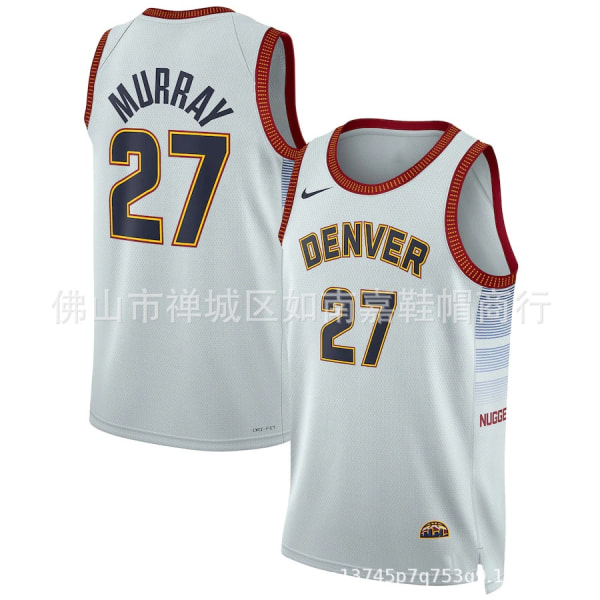 2023 uusi kausi NBA City Edition Jersey DEN NO. 27 - Täydellinen M