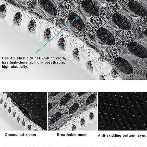 Bil Lastbil Kilkudde Kompatibel med Tryckavlastande Sittkudde Ortopediskt Ergonomiskt Stöd Memory Foam-Perfekt