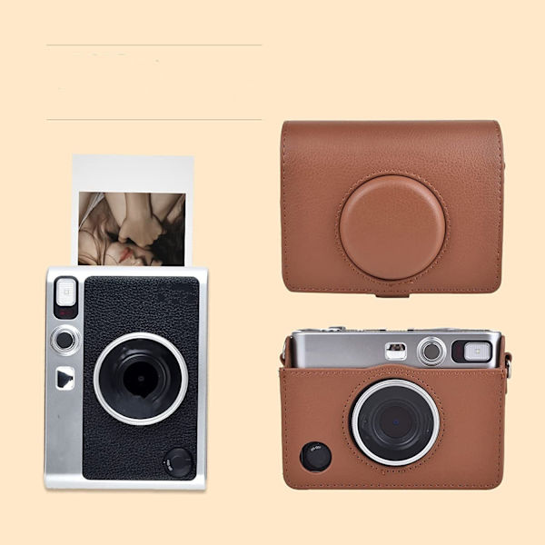 Mini EVO kamerataske, PU Case brun - Perfet brown