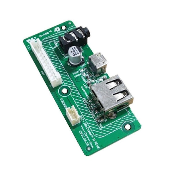 1 kpl USB 2.0 Audio Jack Virtalähde Liitäntäkortti Charge 3 Bluetooth-kaiuttimelle Micro-USB Charg-Perfet