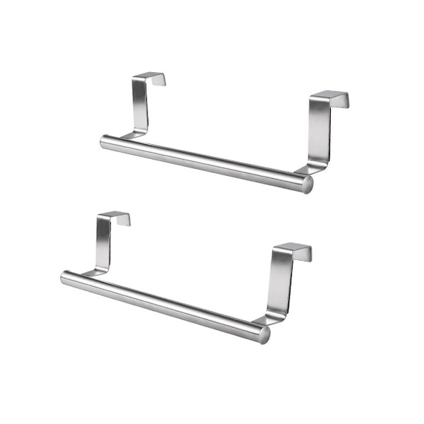Håndklædestang Håndklædeophæng til skabslåge - 2 stk Metal 23cm - Perfet