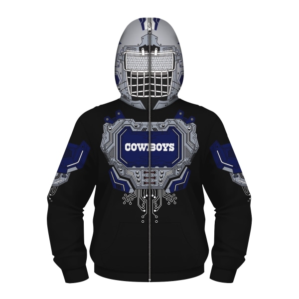 Iron Man Printed Cosplayer Costume hettegenser for barn - Perfet Blue-black L