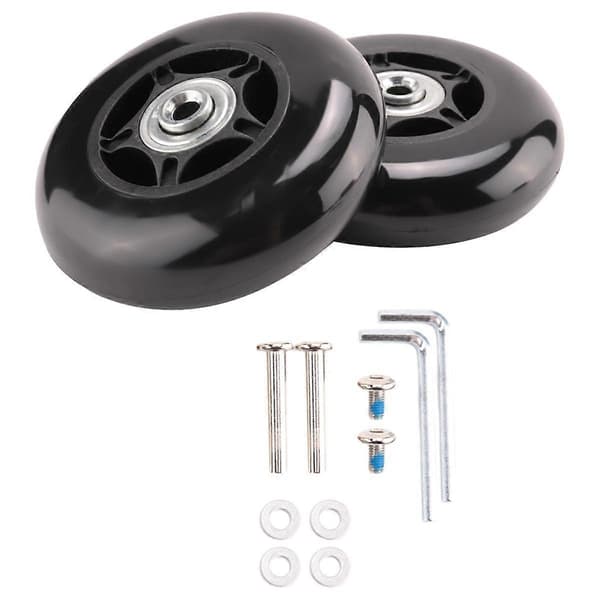2 Sett Koffert Erstatningshjul OD 80mm-Perfet