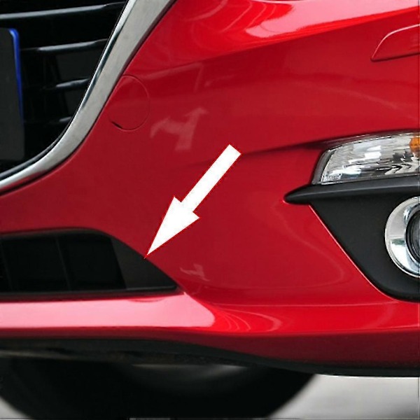 Dekorativ triangelkåpa för främre stötfångare till Mazda 3 Axela 2014 2016 Bhn1-50-101 Bhn1-50-102 Ersätter höger och vänster nedre grill - Perfekt