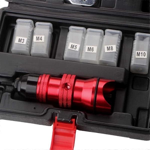 Elektriskt nitverktyg Nitmutterverktyg Elektrisk nitmutteradapter M3 M5 M6 M8 M10 Manuellt nitverktyg - Perfet