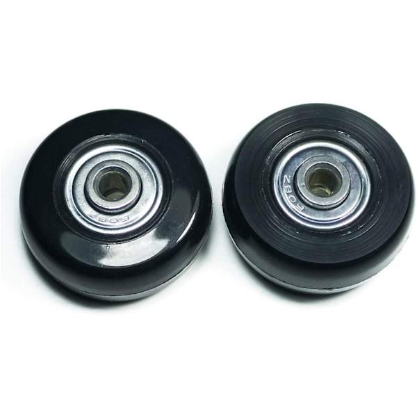 4 hjul Hållbar Mute Bagage Resväska Ersättningshjul Gummi Svänghjul Reparationssatser (50 mm X 18 mm) - Perfet