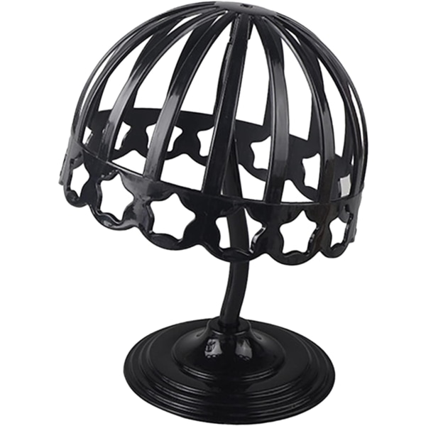 Plast babylue parykkstativ 52cm Sort - Perfet