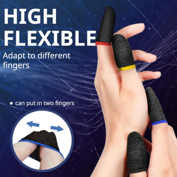 20 stk Gaming Finger Sleeve Mobilspillkontroller PUBG - Perfet