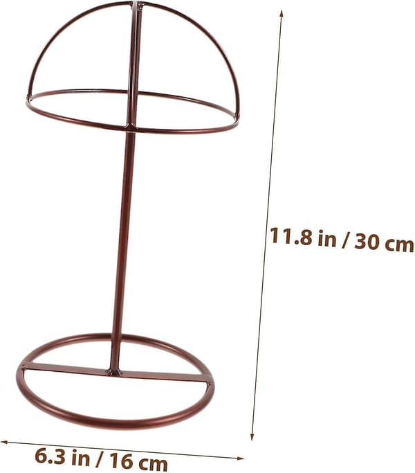 Herrkepsar och hattar Sträckare Hållare Basebollkeps Display Rack Bordsskiva Displayställ - Perfet Bronze