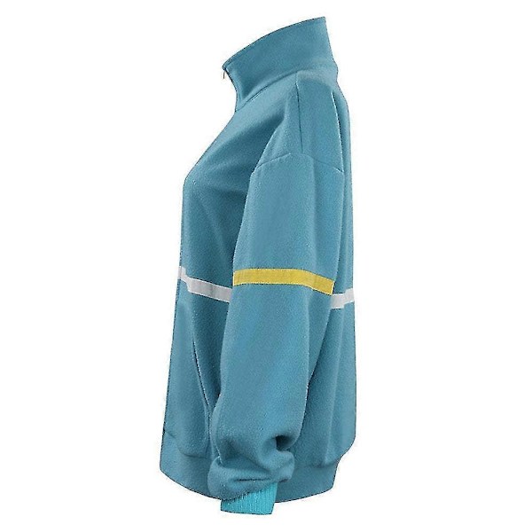 Stranger Things Säsong 4 Max Sweatshirt Långärmad Jacka Zip Casual Track Jacket Cosplay Topp - Perfekt 3XL