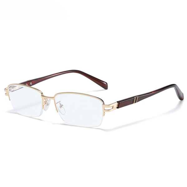 unisex läsglasögon Glasögonläsare - Perfet Golden Frame 2.5