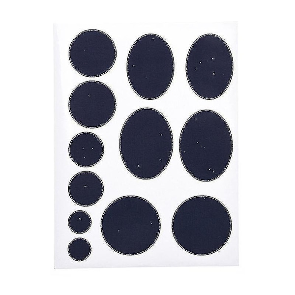 Reparationsset för dunjacka - Förskurna, självhäftande, mjuka, vattentäta Navy Blue