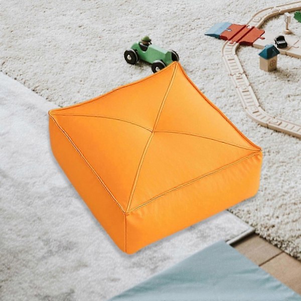 Lattiapatja Terassityyny Neliö Koristeellinen, Tatami-tyynyt Lattiatyyny Parvekkeelle Toimistotuoli Jooga Lasten Leikkiin - Täydellinen Orange