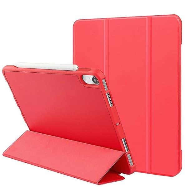 Lærnettbrettveske Kompatibel med iPad mini 6 - Perfekt Red