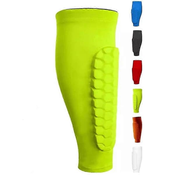 Shin Defender KidsShindefender Kompressionsärm med Honeycomb-skydd - Perfekt green S