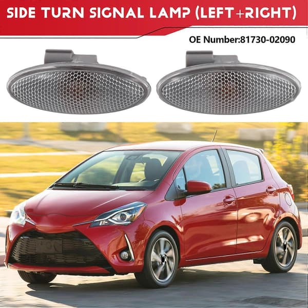 2 STK Sideblinklys Sidelampe 81730-02090 til Yaris-Perfet