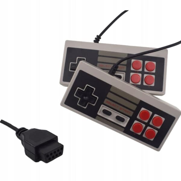 Retro spillkonsoll med 620 klassiske spill og doble kontrollere