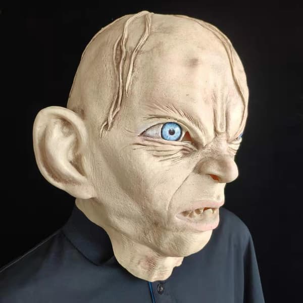 Sagan om ringen Gollum Mask Halloween Huvudbonad - Perfet