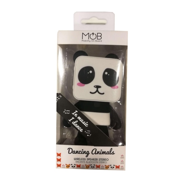 MOB-kaiutin Wireless Dancing Panda musta/valkoinen