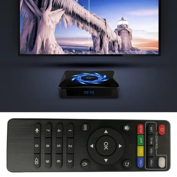 Erstatningsfjernbetjening til TV Box, Android, Kontrol til X96 X96mini X96w-WELLNGS