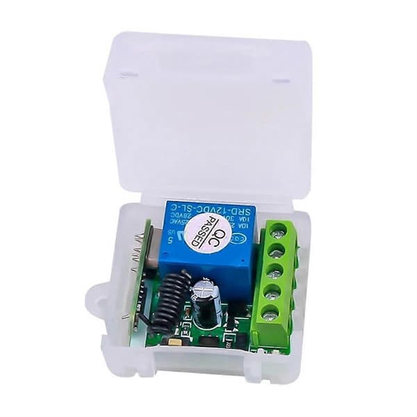 433Mhz Universal Trådløs Fjernbetjening Switch DC 12V Relæ Modtagermodul Sender Learning B-Perfet