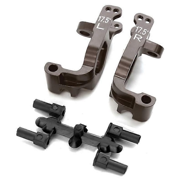 2 st Metall 17,5 Grader C-Hub Bärare Caster Block IFW474 Kompatibel med Kyosho MP9 MP10 1/8 RC Bil Uppgradering Pa-Perfet