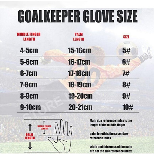 Fodbold målmandshandsker orange 9
