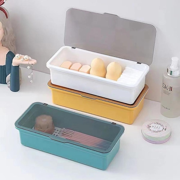 Läpinäkyvä Cutlery Tray - pölytiivis ruokailuvälineiden säilytyslaatikko - Perfet Transparent Grey